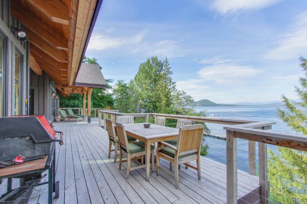 Bottle Bay Lakefront Lodge Sandpoint Esterno foto