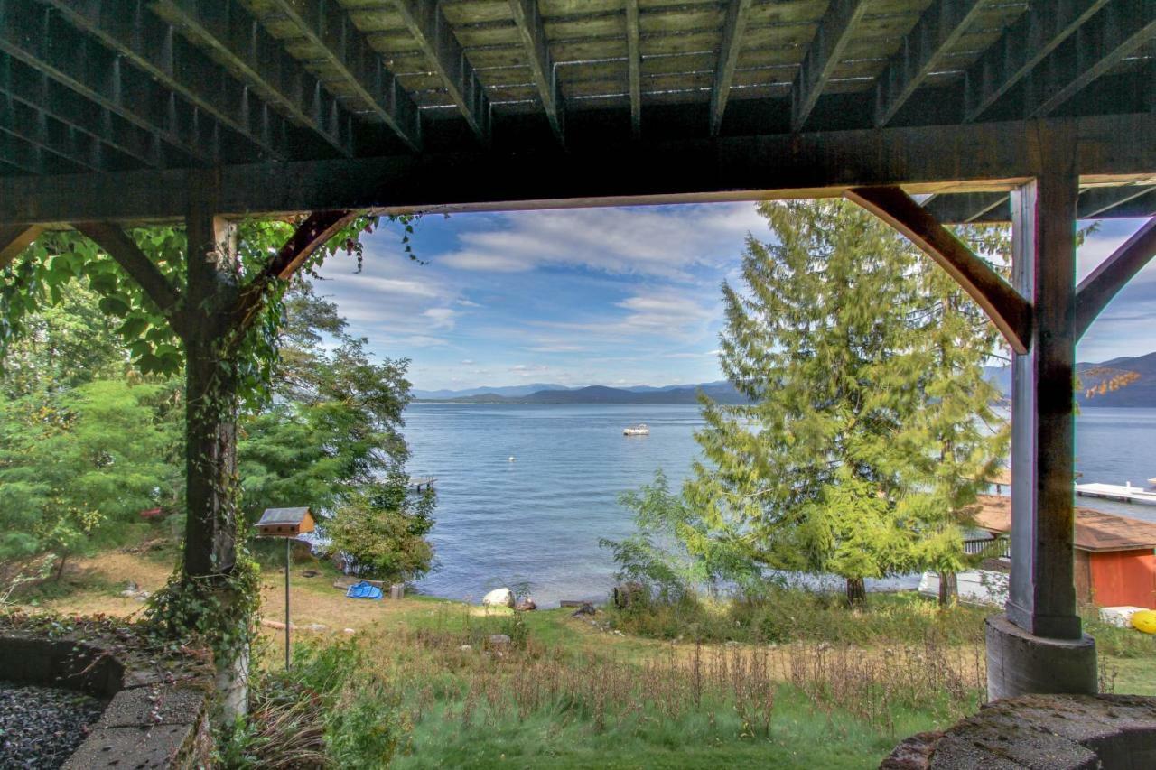 Bottle Bay Lakefront Lodge Sandpoint Esterno foto